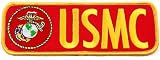 US Marine Corps Insignia Shoulder Patch USMC Embroidered Iron-On Military Veteran Emblem