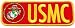 US Marine Corps Insignia Shoulder Patch USMC Embroidered Iron-On Military Veteran Emblem