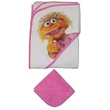 Sesame Street Zoe Hooded Towel and Washcloth Set
