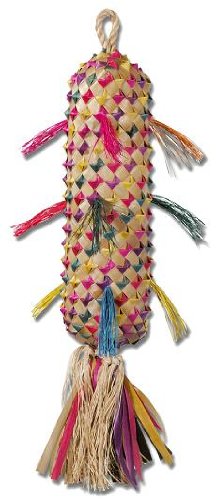 Planet Pleasures Spiked Pinata Xlarge 22in Natural Bird Toy