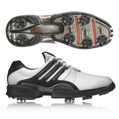 Adidas 2007 Men’s Performer Golf Shoes - Running White / Black - 738424 Golf Shoes Picture