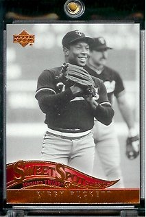 2005 Upper Deck Sweet Spot Classic Baseball Card #52 Kirby Puckett Minnesota Twins - Mint Condition - In Protective Display Case !