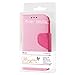 Reiko Wallet Case 3-In-1 for BLU life Play L100A with Interior Leather-Like Material And Polymer Cover - Retail Packaging - Pink
