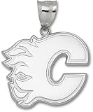 Calgary Flames C Logo Giant Charm/Pendant -Choose from 14K/10K, Stainless Steel or Gold Plated