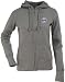 Minnesota Twins Womens Zip Front Hoody Sweatshirt (Grey) - Small