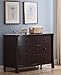 Simmons Kids Slumbertime Madisson 6 Drawer Dresser, Black Espresso