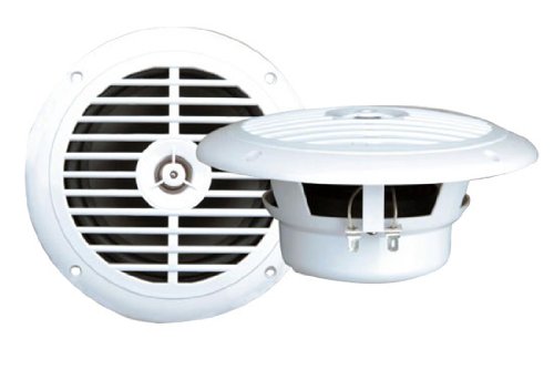 PYLE PLMR67W 6-1 2-Inch Dual Cone Waterproof Stereo Speaker System