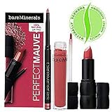 Bare Escentuals Perfect Mauve 100% Natural Lip Trio ($41 Value) Perfect Mauve 100% Natural Lip Trio