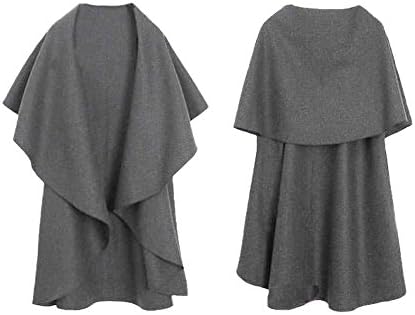 Women Wool Coat Noble Cape Shawl Poncho Wrap Scarves