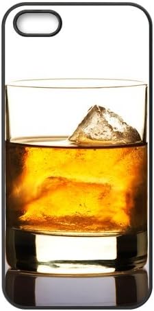 1 X Creative Old Scotch Ice Whiskey Design Snap on Apple iPhone 5/5s(TPU) Nice Durable Soft Rubber Case Cover