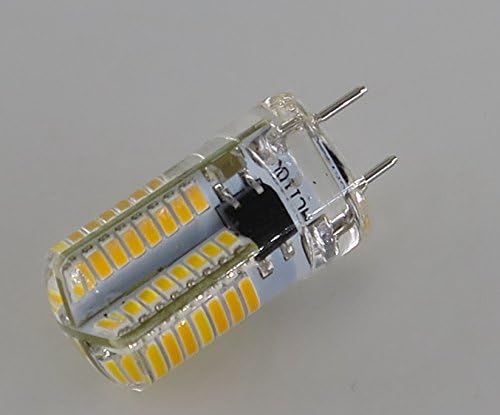 Maxfire 110v-120V 3w G8 Dimmable SMD 3014 64LEDS warm White 3000k 20W-30W Halogen Replacement for Crystal Ceiling Lamp Light
