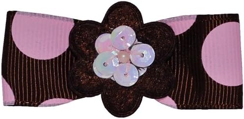 Bow Allure "Dunedin" No Slip Hair Bow for Toddlers and Girls with Fine Hair **New** - The Clip Will Stay in Place, Guaranteed!- Stocking Stuffer Gift Ideas for Toddlers and Girls - Retail Packaging