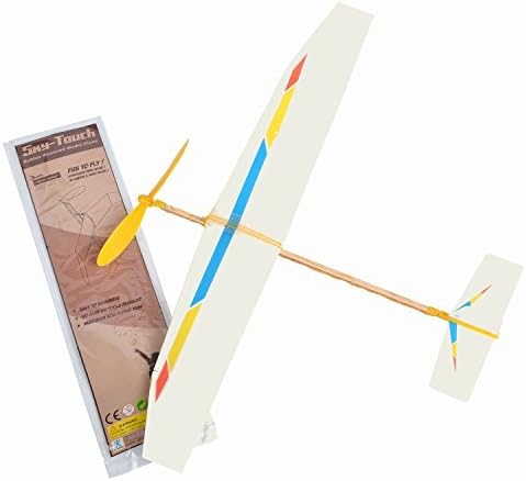 Sky Blue Flight Sky Touch Rubber Band Powered Glider Model Kit [parallel import goods]