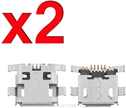 ePartSolution-2 X ZTE MAX N9520 Boost Mobile Charger Charging Port Dock Connector USB Port Repair Part USA Seller