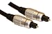 HQ 1M Gold Pins & Metal Plugs TOS Digital Optical Cable SPDIF by Cable Mountain