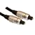 HQ 1M Gold Pins with Metal Case TOS Digital Optical TOSlink Cable SPDIF by Cable Mountain