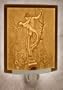 Mermaid & Merman - Curved Lithophane Porcelain Night Light - Art by David Delamare