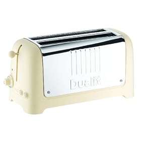 Dualit 46102 Lite Soft-Touch 4-Slice Toaster, Cream by Dualit