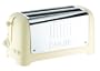 Dualit 46102 Lite Soft-Touch 4-Slice Toaster, Cream