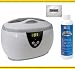 Sonic Power Professional Digital Ultrasonic Cleaning Machine - Cleans without Harmful Chemicals, Jewelry, Watches, Optics, Eyeglasses, Dentures, and Any Other Delicate Items Cleaner + Blitz Jewelry & Gem Cleaner (Concentrate 8oz.) + DB Roth 100% Cotton Flannel All-in-one Jewelry Cloth