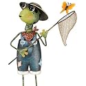Gardener Frog Man Garden Statuary