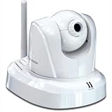 TRENDnet ProView Wireless Pan/Tilt/Zoom Internet Surveillance Camera TV-IP600W (White)