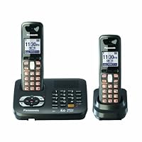 Panasonic Dect 6.0 Titanium Black Cordless Phone with Answering Machine (KX-TG6442T) Panasonic Dect 6.0 Titanium Black Cordless Phone with Answering Machine (KX-TG6442T)