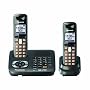 Panasonic Dect 6.0 Titanium Black Cordless Phone with Answering Machine (KX-TG6442T)
