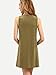 OURS Women's Multi Stripe Chevron Print Tank Casual Summer Dress (XL, Black)