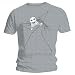 Mens Nightmare Before Christmas - Face Pull T-Shirt Grey 4942TSCPL Large