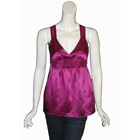 SEE BY CHLOE Silk Tank Top in Fuschia