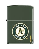 Zippo Lighter MLB Oakland Athletics Green Matte