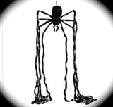 Halloween Plush Spider Spooky Decoration, 6 FOOT LONG Legs