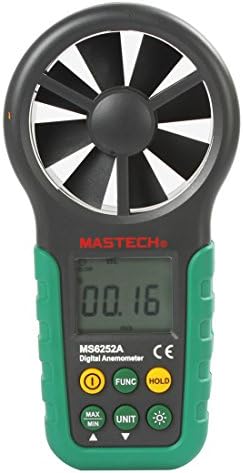 Dsloger Professional Wind Speed Test Meter Multifunction Digital Anemometer Tachometer / Air Volume / Thermometer / Humidity HYELEC MS6252A