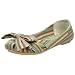 Blowfish Women's Hindi Flat,Dark Brown Stripe,US Women's 6.5 M