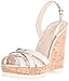 Nine West Women's Kindeyes Metallic Wedge Sandal