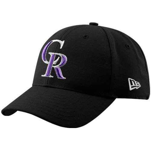 New Era Colorado Rockies Pinch Hitter Wool Replica Adjustable Cap (Black)