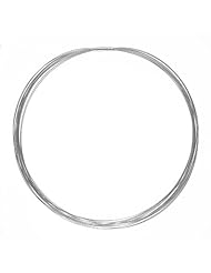 14KT White 14 Strands 0.5mm Necklaces Length = 16