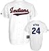 Early Wynn Majestic Cooperstown Throwback Cleveland Indians Jersey - Medium