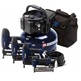 Campbell Hausfeld MW250096AV 6-Gallon Oil-Free Air Compressor with 4 Nailer Kit