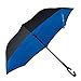 YLYYCC® Reverse Inverted Sun&Rain Light Windproof Travel Car Golf Outdoor Umbrella Auto Open Close-Blue