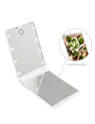From Amazon.com. Click for details:
 Home: Makeup Mirror, Yukiss? magnifying makeup mirror with 8 dimmable Led Lights Excellent for Girls, Women, Men and all Ladies - The Best Portable Folding Compact lighted Mirror - Yukiss Home: Makeup Mirror, Yukiss? magnifying makeup mirror with 8 dimmable Led Lights Excellent for Girls, Women, Men and all Ladies - The Best Portable Folding Compact lighted Mirror - Yukiss