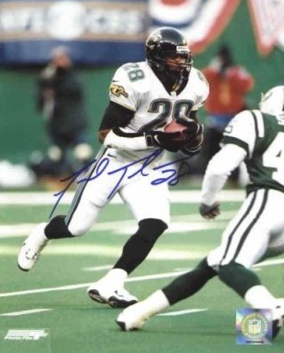 Fred Taylor signed Jacksonville Jaguars 8x10 Photo