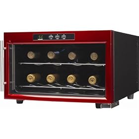 Emerson 8-Bottle Wine Cooler - Red