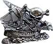 Mens Pirate Ship Skull Metal Belt Buckle Mens Pirate Ship Skull Metal Belt Buckle