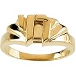 14K Yellow Gold Chai Ring