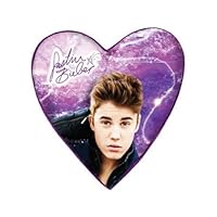 Justin Bieber Velveteen Cushion Star Burst Super Soft