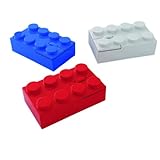 Red Lego Brick Shaped Computer/laptop USB Wired Optical Mouse