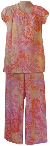 Ralph Lauren Peasant Top Colorful Pajamas Set (Small)
