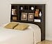Sonoma Tall Double/Queen Storage Headboard Espresso